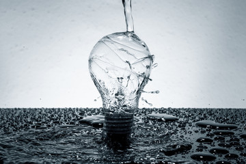 Bulb water splash