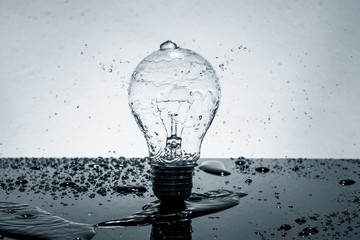 Bulb water splash
