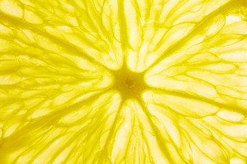 Texture of fresh lemon