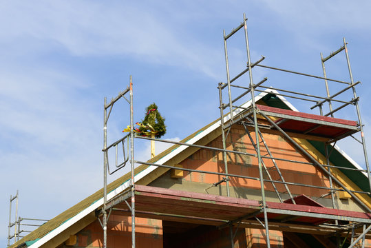 Baustelle - Einfamilienhaus - Eigenheim