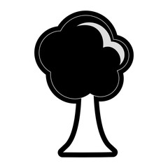 Tree nature symbol cartoon