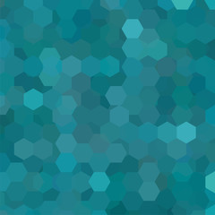 Fototapeta na wymiar Geometric pattern, vector background with hexagons in blue, green tones. Illustration pattern