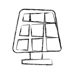 Solar panel energy cartoon