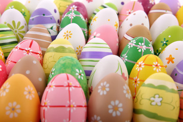 Easter holidays have very characteristic accents which are Easter eggs and expressive and joyful colors.