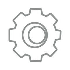 Gear machinery piece cartoon