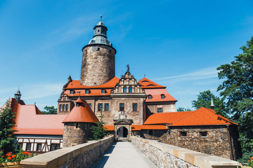 Czocha castle, defensive castle in the village of Czocha in southwestern Poland