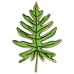 Leaf eco symbol