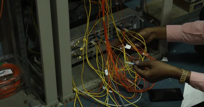 Telephone Exchange wires