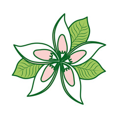Beautiful flower symbol