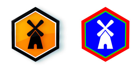 Ikona sześciobok 3D © vempireart