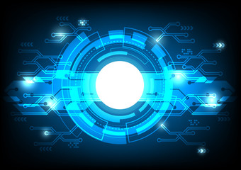 abstract futuristic circuit technology background.vector and illustration
