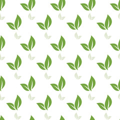 Seamless Repetition Pattern of Simple Leaf Nature Texture