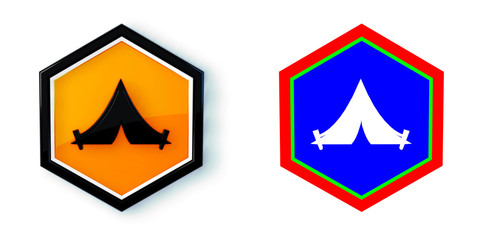 Ikona sześciobok 3D © vempireart