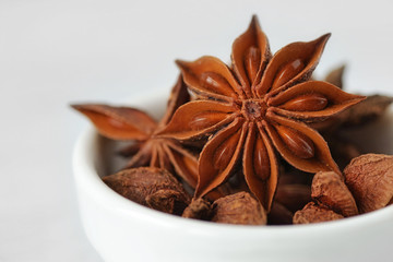 Star anise macro