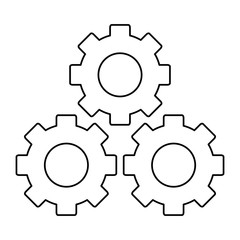 Gears machinery pieces