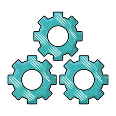 Gears machinery pieces