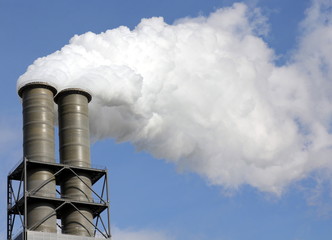 Chimney Stacks of a modern hard coal power plant