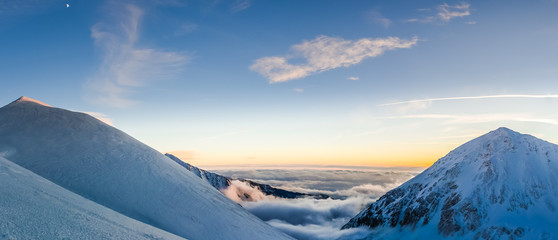 Tatry Zachodnie - zima - obrazy, fototapety, plakaty