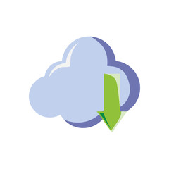 Cloud computing symbol