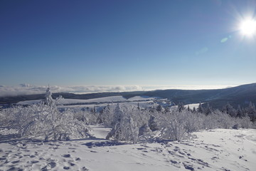 Panorama vom Fichtelberg