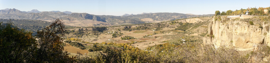 Fototapeta na wymiar Landschaft in Andalusien - Umgebung Ronda 
