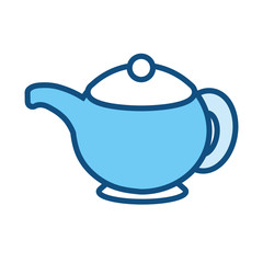 Obraz premium Porcelain teapot isolated