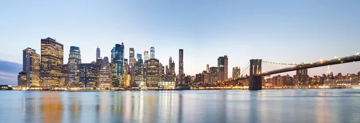 Tableaux ronds sur plexiglas Anti-reflet New York Vue haute résolution de la ville de New York - États-Unis d& 39 Amérique