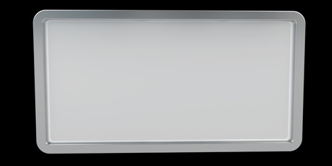 Simple digital screens tablet 3D rendering