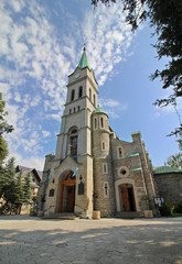 Fototapeta na wymiar Iglesia en Zakopane, Polonia