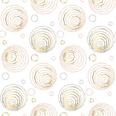 rose gold abstract geometry luxury style seamless pattern.  elegant chic vector illustration for surface design, fabric, wrapping paper.
