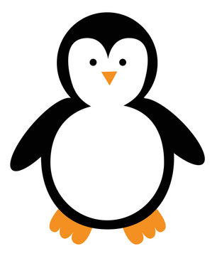 Cute Isolated Penguin
