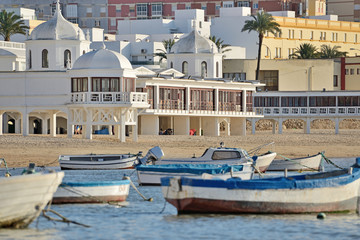 Old resort on the beach of Caleta, Cadiz, Andalusia, Spain © Tomasz Warszewski