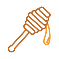 Wooden honey stick