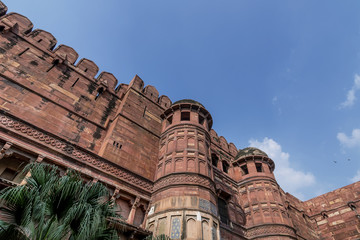 Couple of towers, Agra Fort, Uttar Pradesh, India
