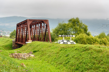 Circum-Baikal Railway. Part between Slyudyanka and Kultuk. Russia
