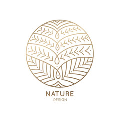 Logo flower wavy petals