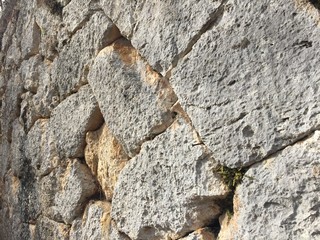 Alba Fucens Roman remains. Ancient Italic town occupying a lofty location (1,000 m) at the foot of the Monte Velino, north of Avezzano, Abruzzo