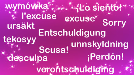 Entschuldigung Verzeihung Sorry