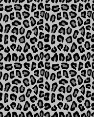 Fototapeta premium Seamless pattern of leopard, vector illustration