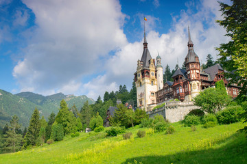 Peles castle in Sinaia, Romania