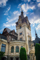 Fototapeta premium Peles castle in Sinaia, Romania