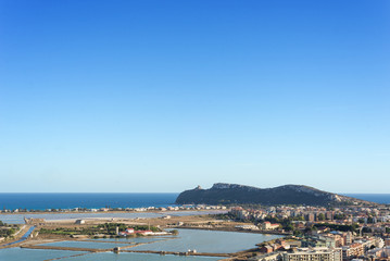 Cagliari, Sella del Diavolo e Molentargius, Sardegna, Italia