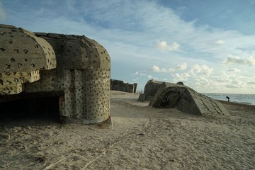 .......Dänemark, Bunkeranlagen, Bunker, Ruinen, Nordsee