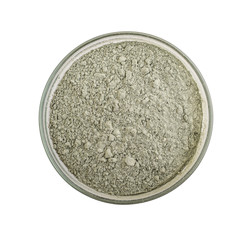 Green cosmetic clay powder