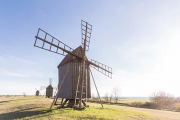 Fototapete Mühlen Windmühle auf Öland