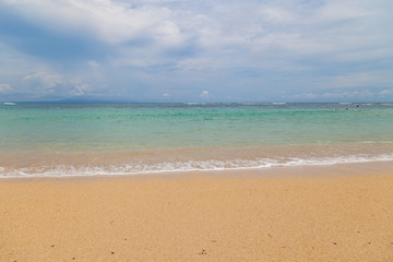 Fototapeta na wymiar Nusa Dua beach, Bali island, Indonesia