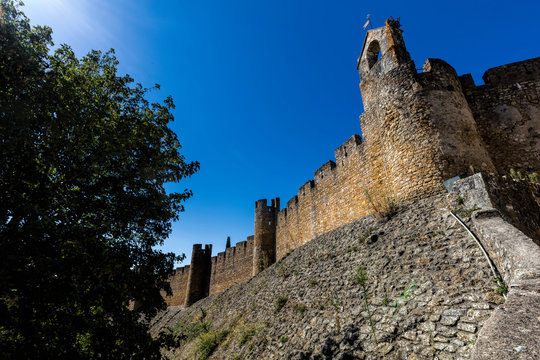 Castle of the Knights Templar in Tomar, Portugal.