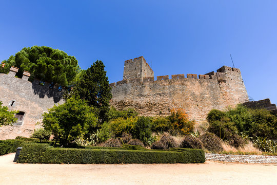 Castle of the Knights Templar in Tomar, Portugal.