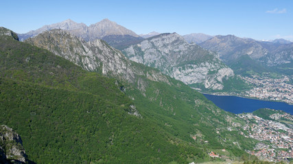 Panorama delle prealpi di Lecco