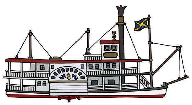 The classic paddle steamer